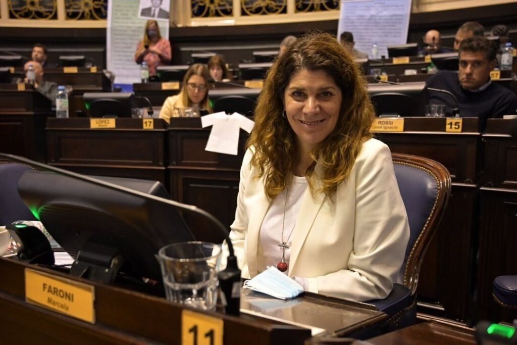 La diputada bonaerense por el Frente Renovador (FR), Marcela "Coqui" Faroni.
