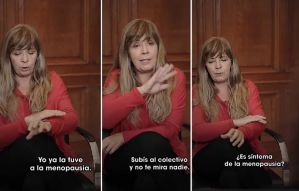 Gabriela Cerruti hizo un video hablando de su menopausia y le