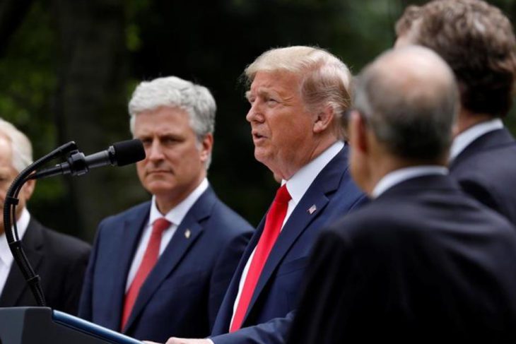 Donald Trump rompió relaciones con la OMS