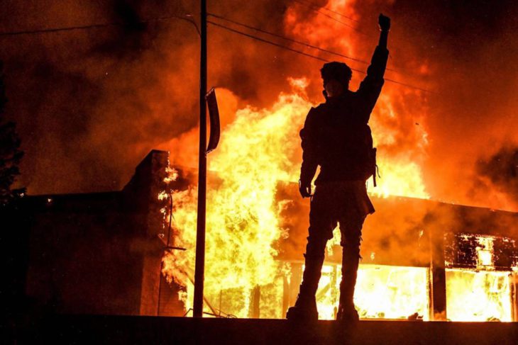 Los disturbios de la extrema izquierda en Etsados Unidos