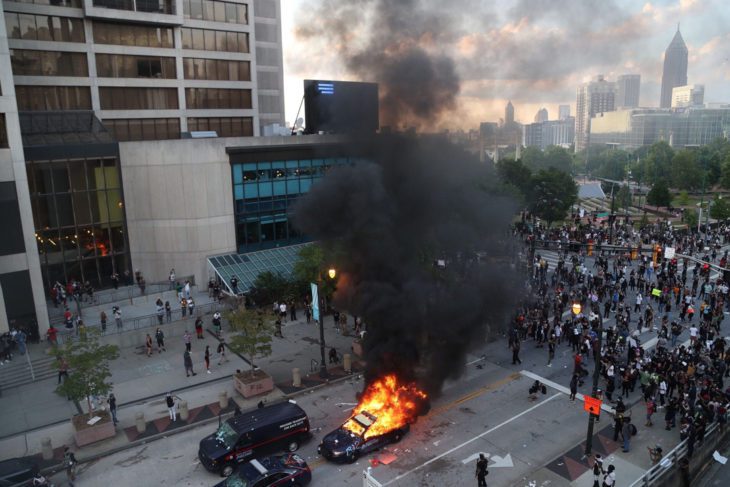 Los disturbios de la extrema izquierda en Etsados Unidos