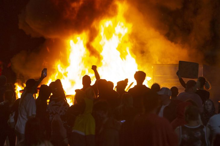 Los disturbios de la extrema izquierda en Etsados Unidos
