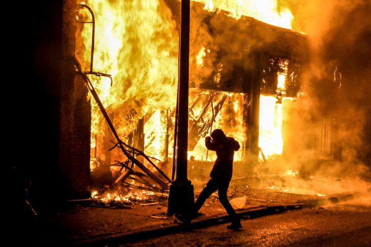 Los disturbios de la extrema izquierda en Etsados Unidos