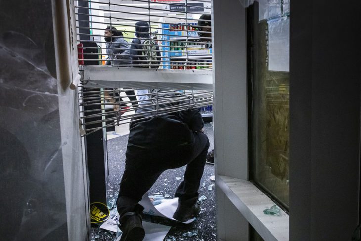 Los disturbios de la extrema izquierda en Etsados Unidos