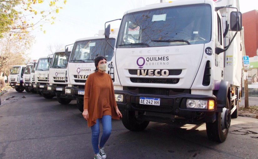 QUILMES | Empresa municipal de recolección de basura realiza flete de palets