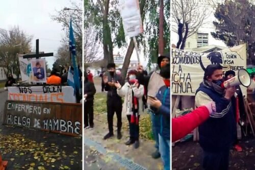 REPRESIÓN EN SANTA CRUZ | Detienen a enfermeros que protestaban frente a la casa de gobierno