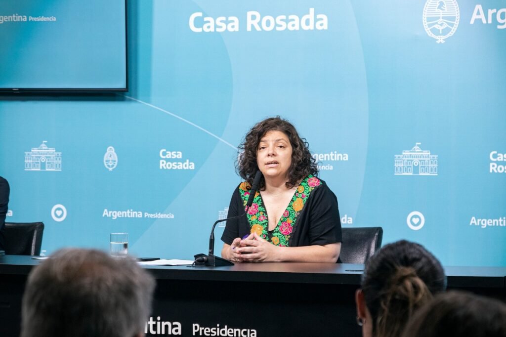 Carla Vizzotti, ministra de Salud de la Nación